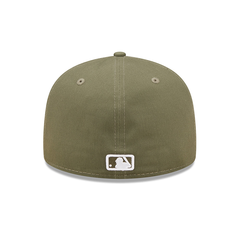 Casquette 59FIFTY MLB Team Outline L.A. Dodgers olive NEW ERA