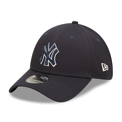 Casquette 39THIRTY MLB Team Outline New York Yankees bleu marine NEW ERA