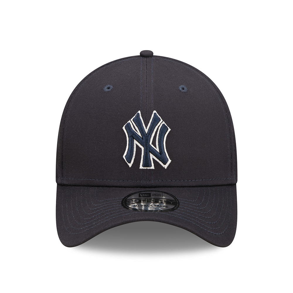 Casquette 39THIRTY MLB Team Outline New York Yankees bleu marine NEW ERA
