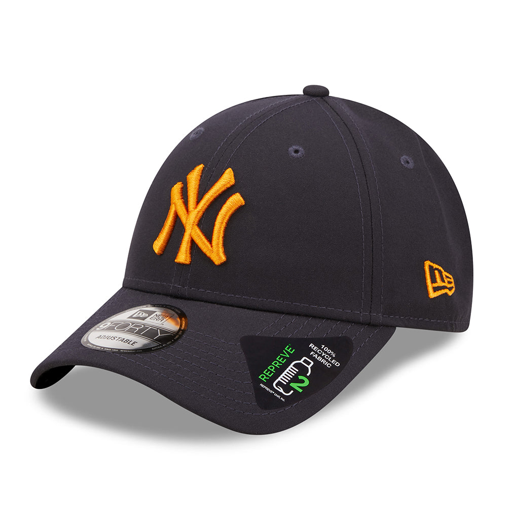 Casquette 9FORTY MLB Repreve New York Yankees bleu marine-orange NEW ERA