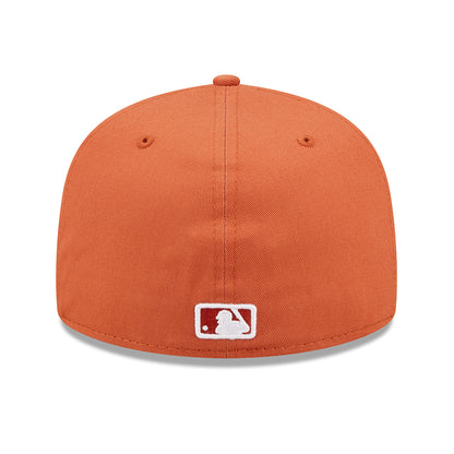 Casquette 59FIFTY MLB League Essential Oakland Athletics orange-blanc NEW ERA