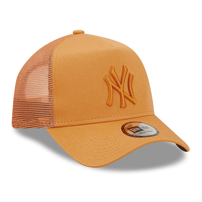 Casquette Trucker A-Frame 9FORTY MLB Tonal Mesh New York Yankees orange NEW ERA