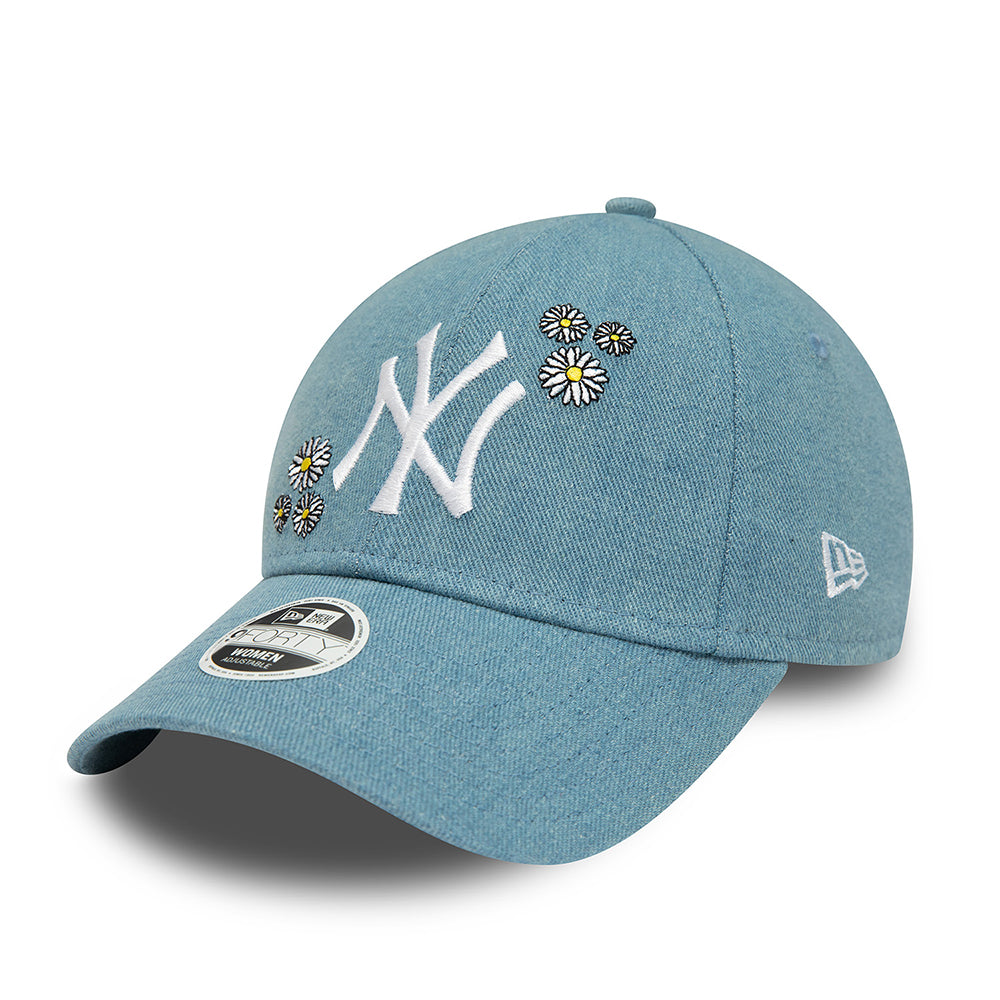 Casquette New Era 9Forty New York Yankees Bleue Réglable - Neuve Avec étiquettes, 100% Coton, Taille Enfant/adulte