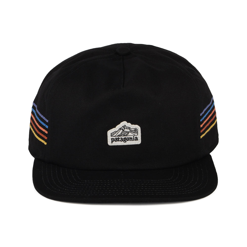 Casquette Snapback Line Logo Ridge Stripe Funfarer noir PATAGONIA