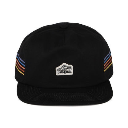 Casquette Snapback Line Logo Ridge Stripe Funfarer noir PATAGONIA