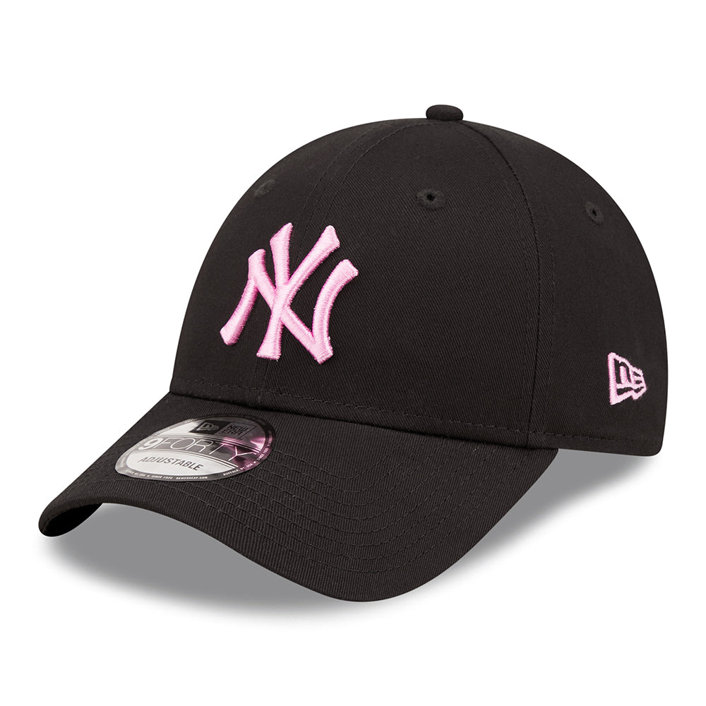 Casquette 9FORTY New York Yankees MLB League Essential noir-rose clair NEW ERA