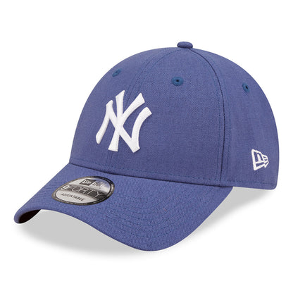 Casquette 9FORTY MLB Linen New York Yankees bleu-blanc NEW ERA