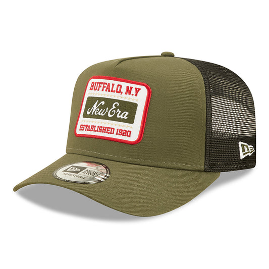 Casquette Trucker State Patch A-Frame olive NEW ERA
