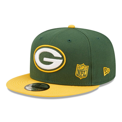 Casquette Snapback 9FIFTY NFL Team Arch Green Bay Packers vert-jaune NEW ERA