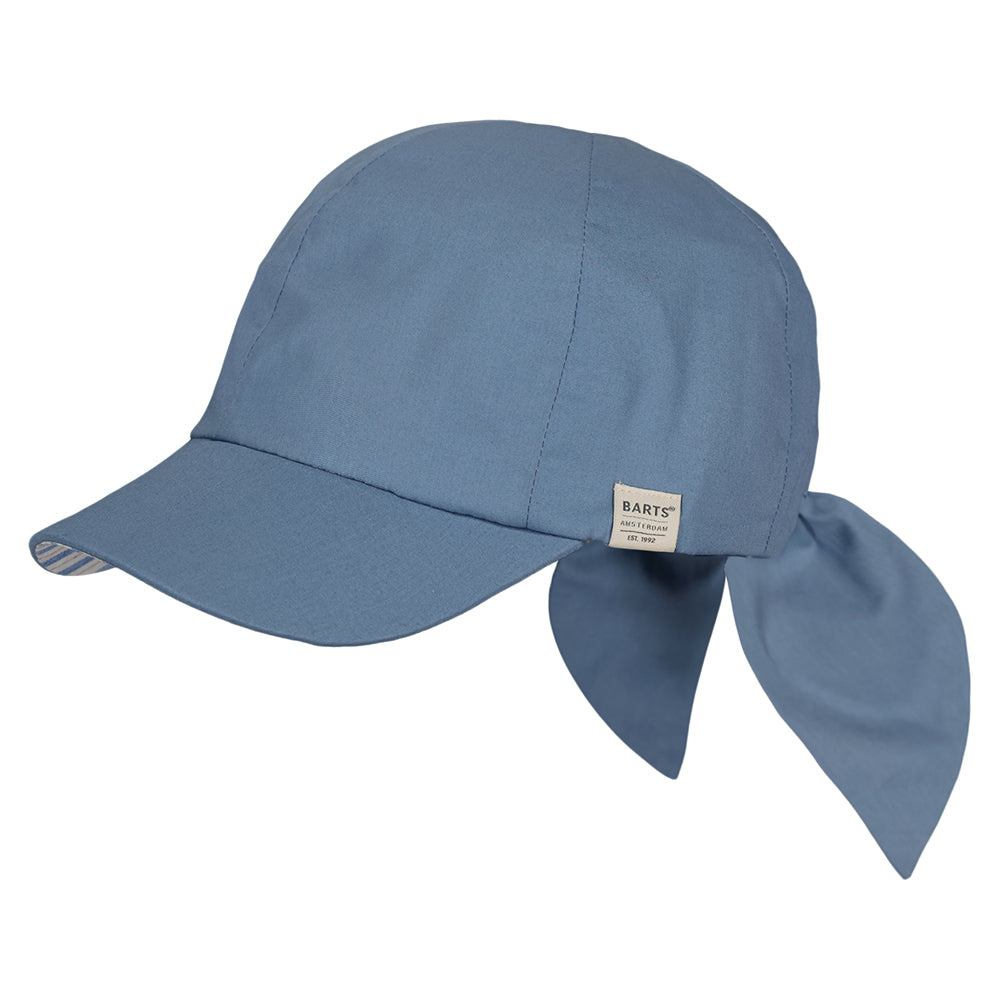 Casquette de Soleil en Coton Wupper bleu moyen BARTS
