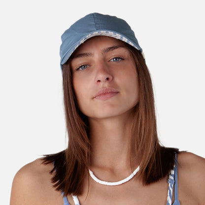 Casquette de Soleil en Coton Wupper bleu moyen BARTS
