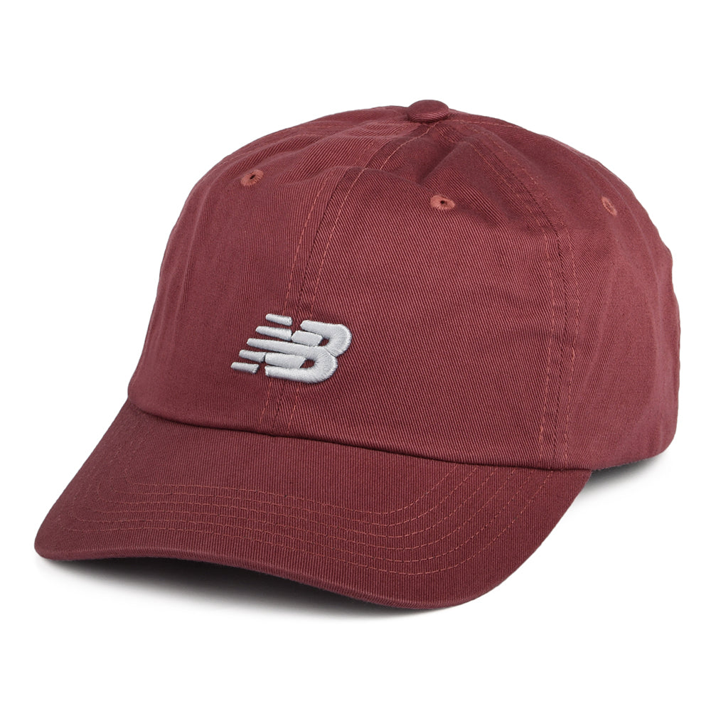 Casquette à Visière Incurvée Classic NB bordeaux délavé NEW BALANCE