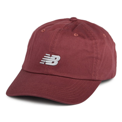 Casquette à Visière Incurvée Classic NB bordeaux délavé NEW BALANCE