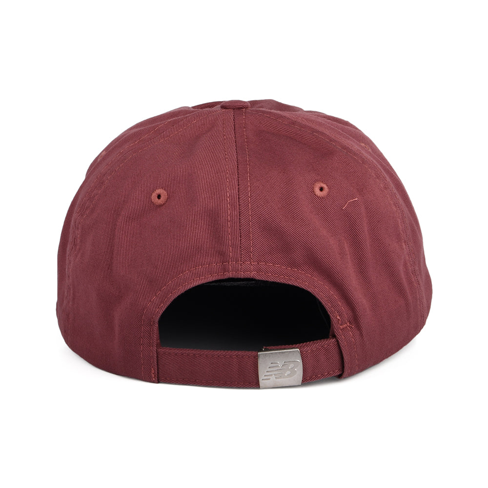 Casquette à Visière Incurvée Classic NB bordeaux délavé NEW BALANCE
