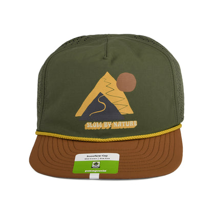 Casquette Strapback Recyclée Slow Going Snowfarer olive PATAGONIA