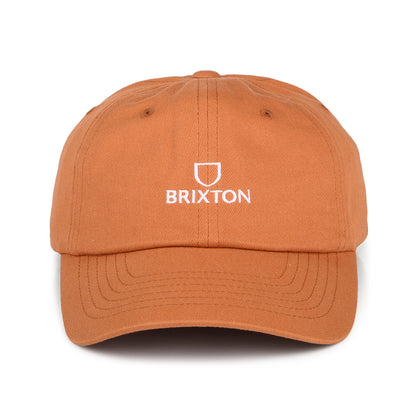 Casquette en Coton Alpha LP orange délavé BRIXTON