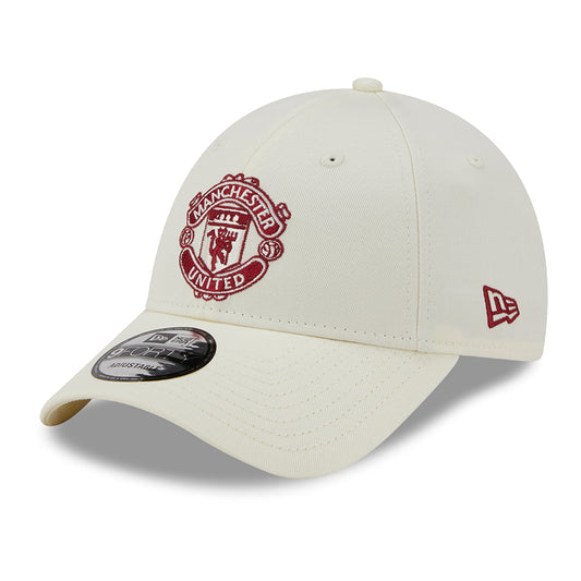 Casquette 9FORTY Seasonal Manchester United FC blanc cassé-cardinal NEW ERA