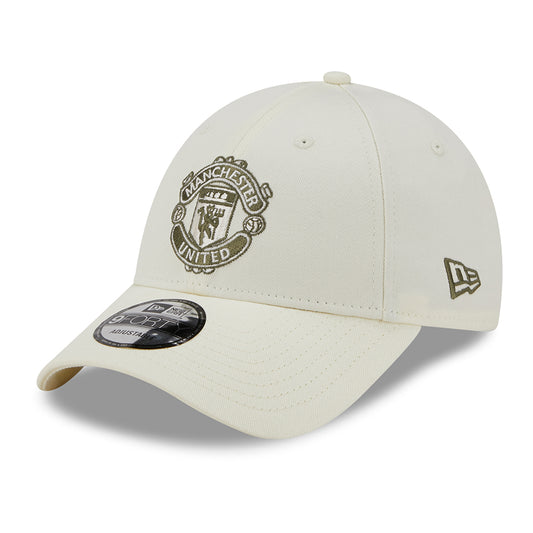 Casquette 9FORTY Seasonal Manchester United FC blanc cassé-olive NEW ERA