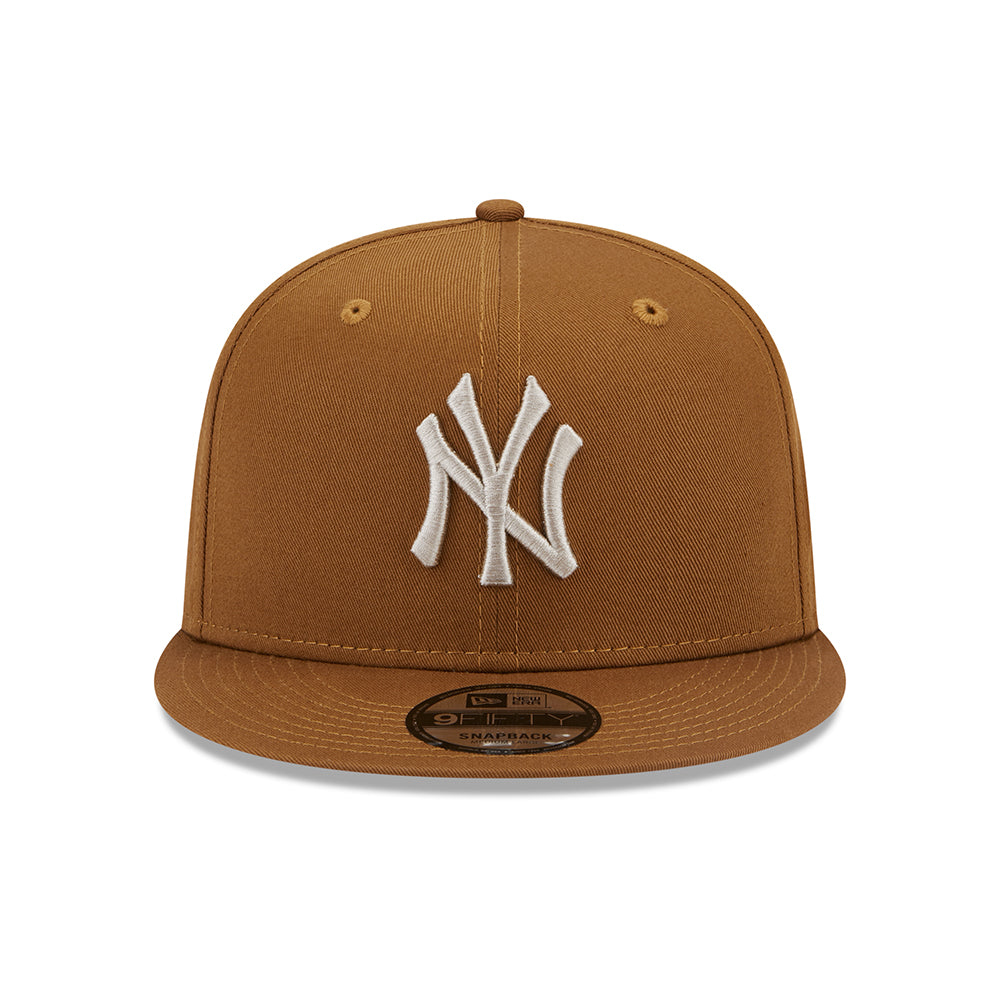 Casquette Snapback 9FIFTY MLB League Essential New York Yankees toffee-pierre NEW ERA
