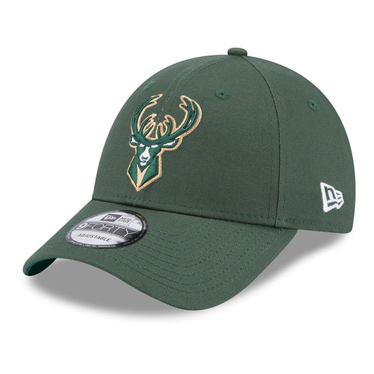 Casquette 9FORTY NBA Team Side Patch Milwaukee Bucks vert NEW ERA