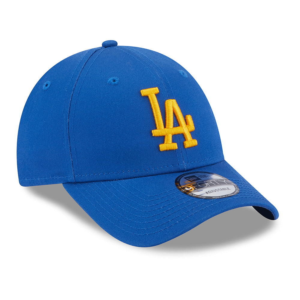 Casquette 9FORTY MLB League Essential L.A. Dodgers azur-jaune NEW ERA