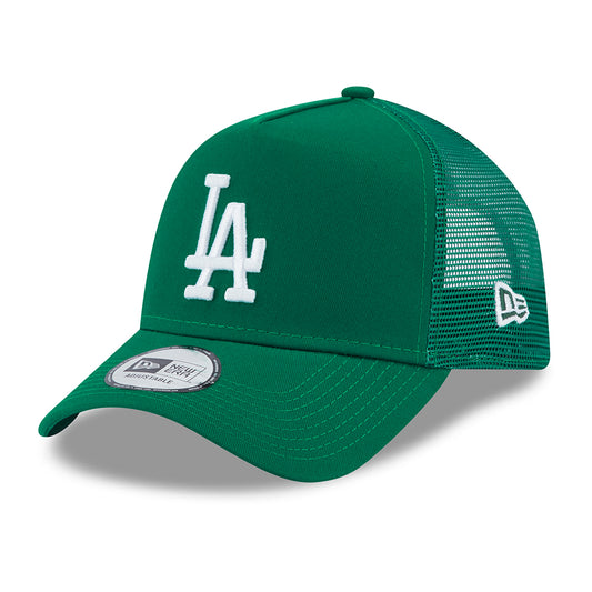 Casquette Trucker MLB League Essential A-Frame L.A. Dodgers malachite-blanc NEW ERA