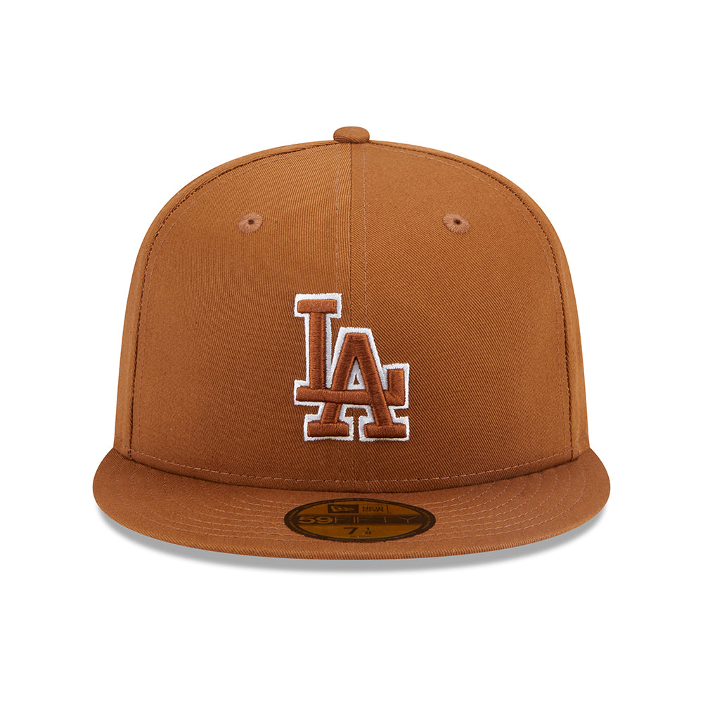 Casquette 59FIFTY MLB Team Outline L.A. Dodgers toffee-blanc NEW ERA