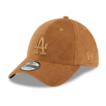 Casquette 39THIRTY MLB Cord L.A. Dodgers toffee NEW ERA