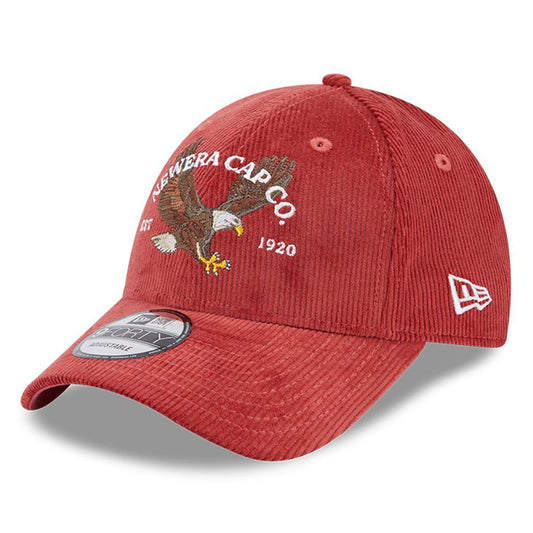 Casquette 9FORTY NE Cord Aigle rouge délavé NEW ERA