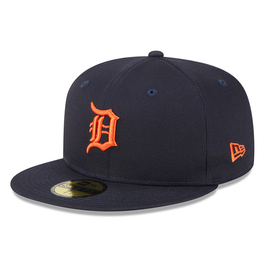 Casquette 59FIFTY MLB League Essential Detroit Tigers bleu marine-orange NEW ERA