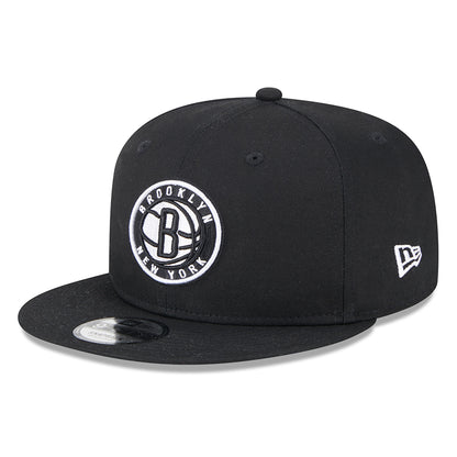 Casquette Snapback 9FIFTY NBA Metallic Arch Brooklyn Nets noir NEW ERA