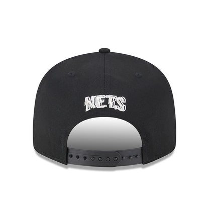 Casquette Snapback 9FIFTY NBA Metallic Arch Brooklyn Nets noir NEW ERA