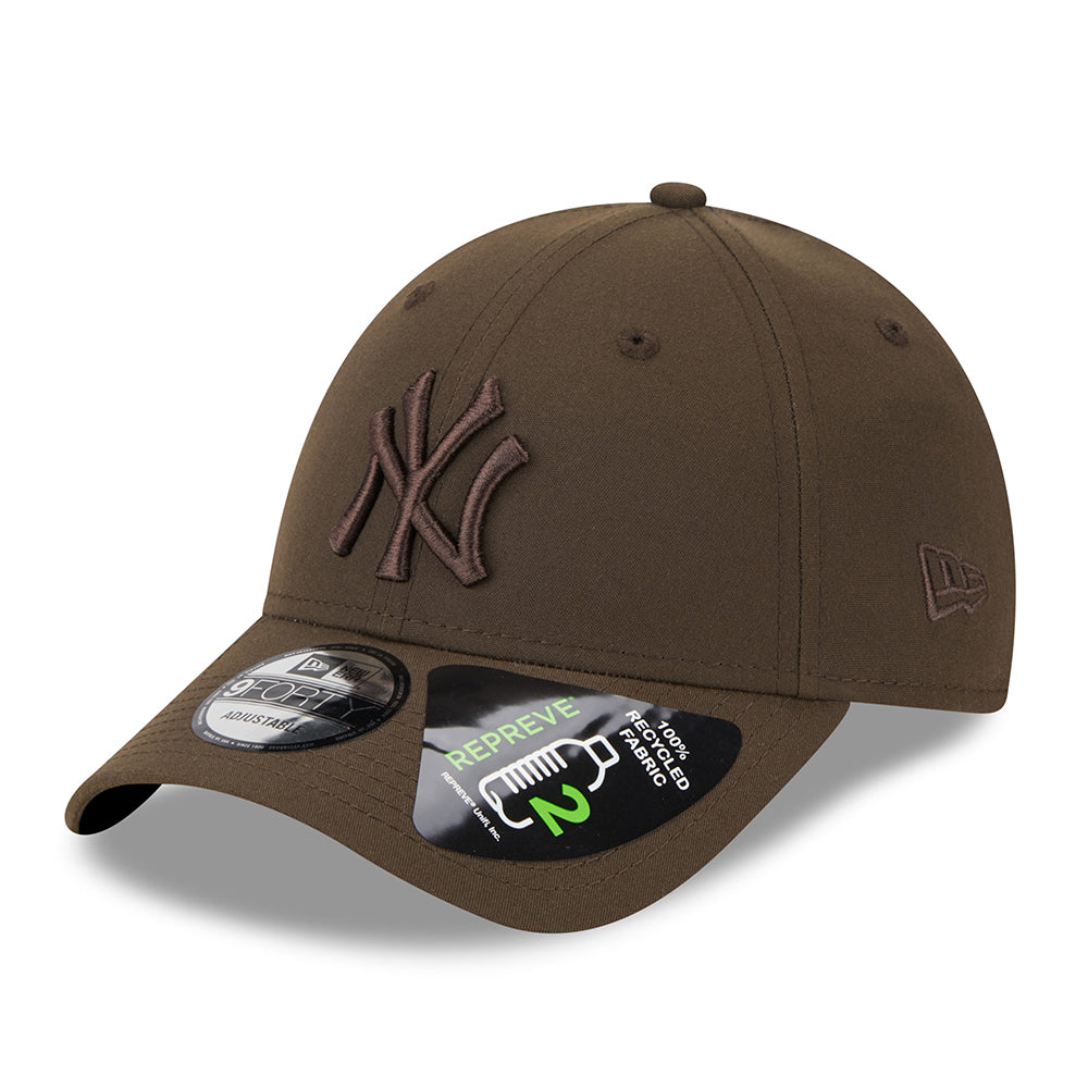 Casquette 9FORTY MLB Repreve Outline New York Yankees marron NEW ERA