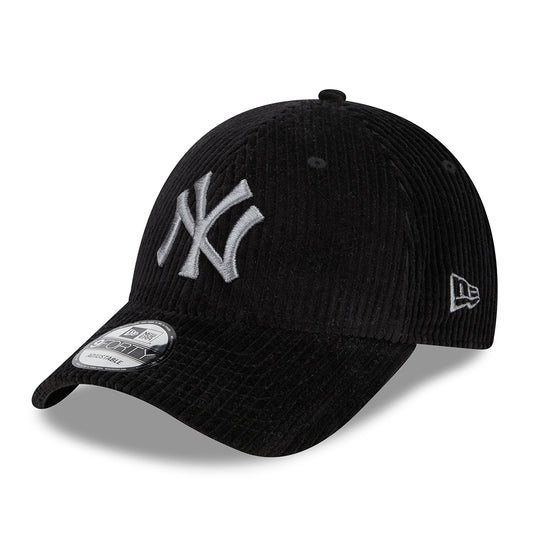 Casquette 9FORTY MLB Wide Cord New York Yankees noir-gris NEW ERA