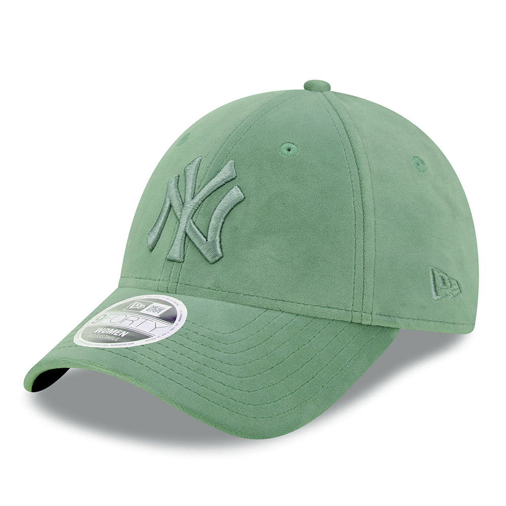 Casquette Femme 9FORTY MLB Velour New York Yankees jade NEW ERA