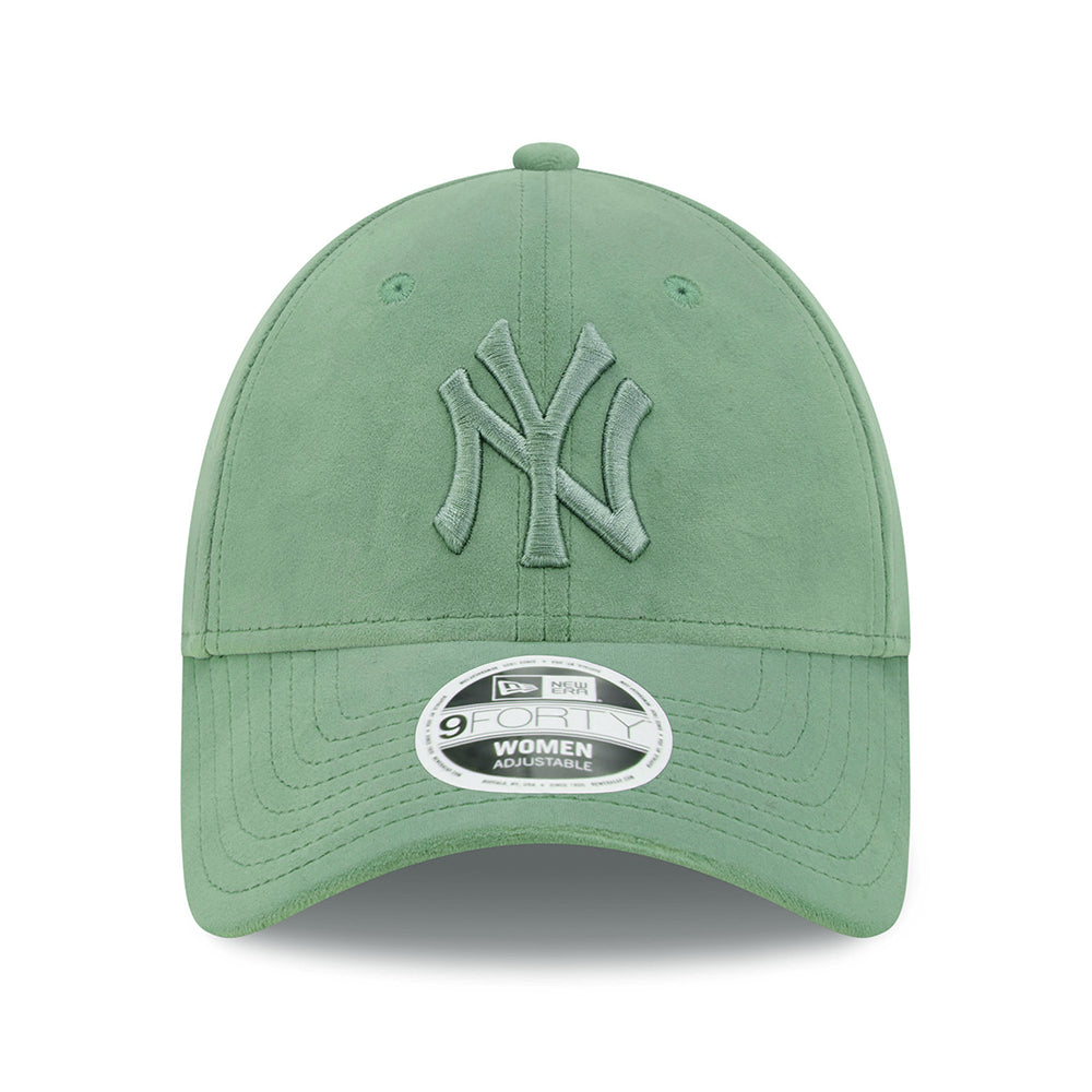Casquette Femme 9FORTY MLB Velour New York Yankees jade NEW ERA