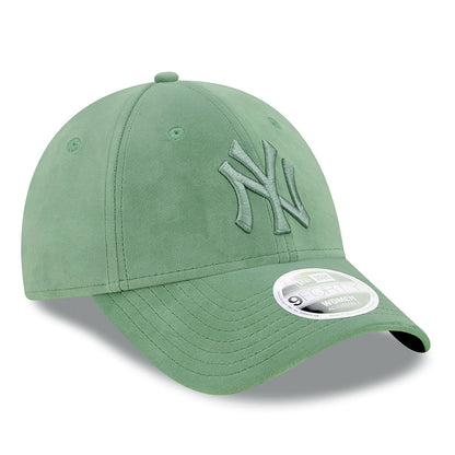 Casquette Femme 9FORTY MLB Velour New York Yankees jade NEW ERA