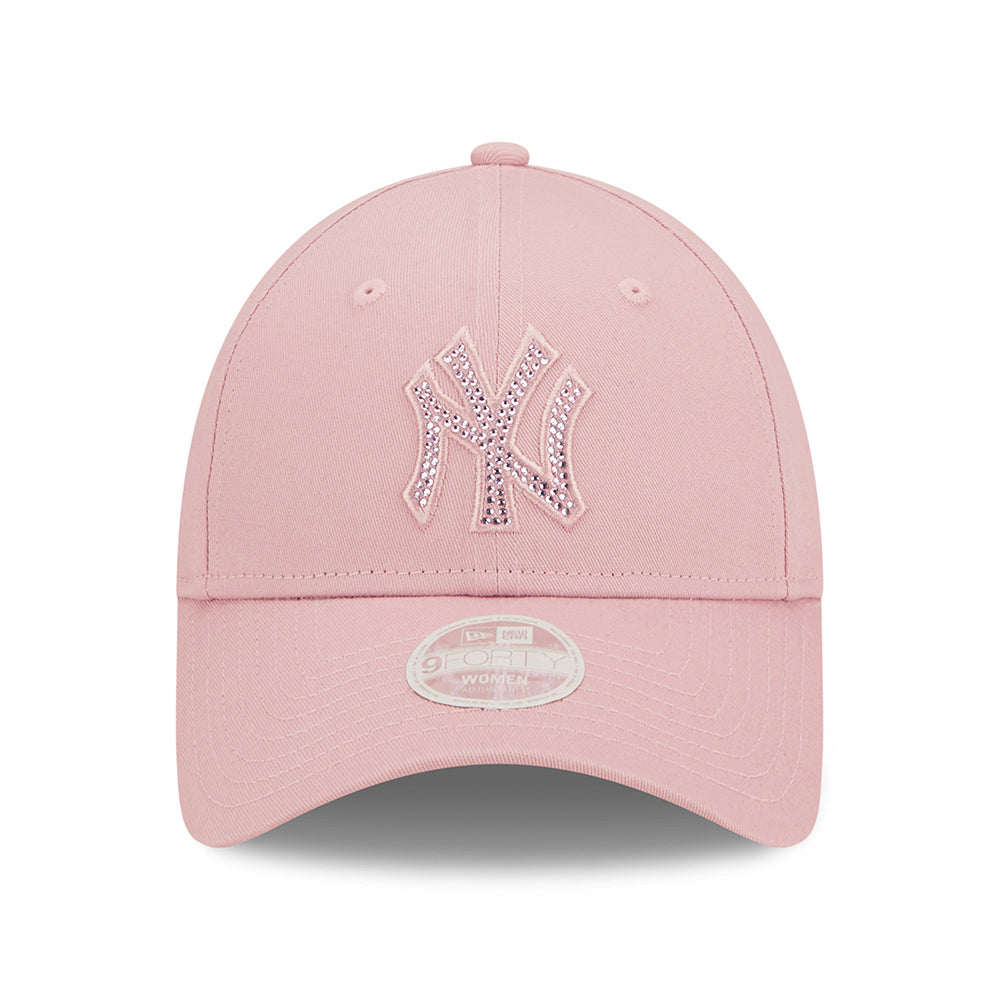 Casquette Femme 9FORTY MLB Diamante New York Yankees rose NEW ERA
