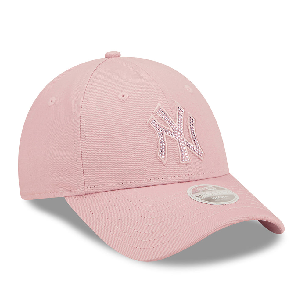 Casquette Femme 9FORTY MLB Diamante New York Yankees rose NEW ERA