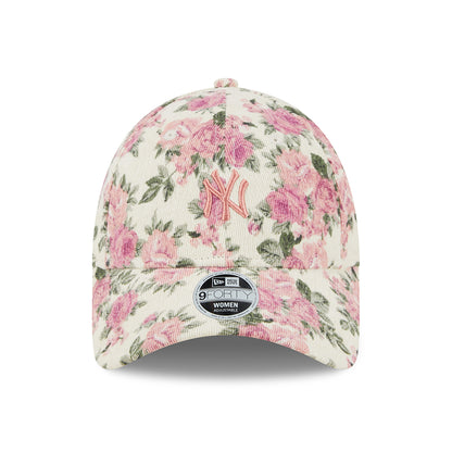 Casquette Femme 9FORTY MLB Floral Cord New York Yankees pierre-rose NEW ERA