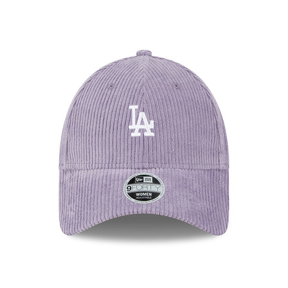 Casquette Femme 9FORTY MLB Cord L.A. Dodgers violet NEW ERA