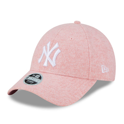 Casquette Femme 9FORTY MLB Wool New York Yankees rose-blanc NEW ERA