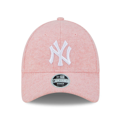 Casquette Femme 9FORTY MLB Wool New York Yankees rose-blanc NEW ERA