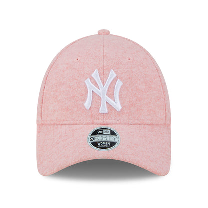 Casquette Femme 9FORTY MLB Wool New York Yankees rose-blanc NEW ERA