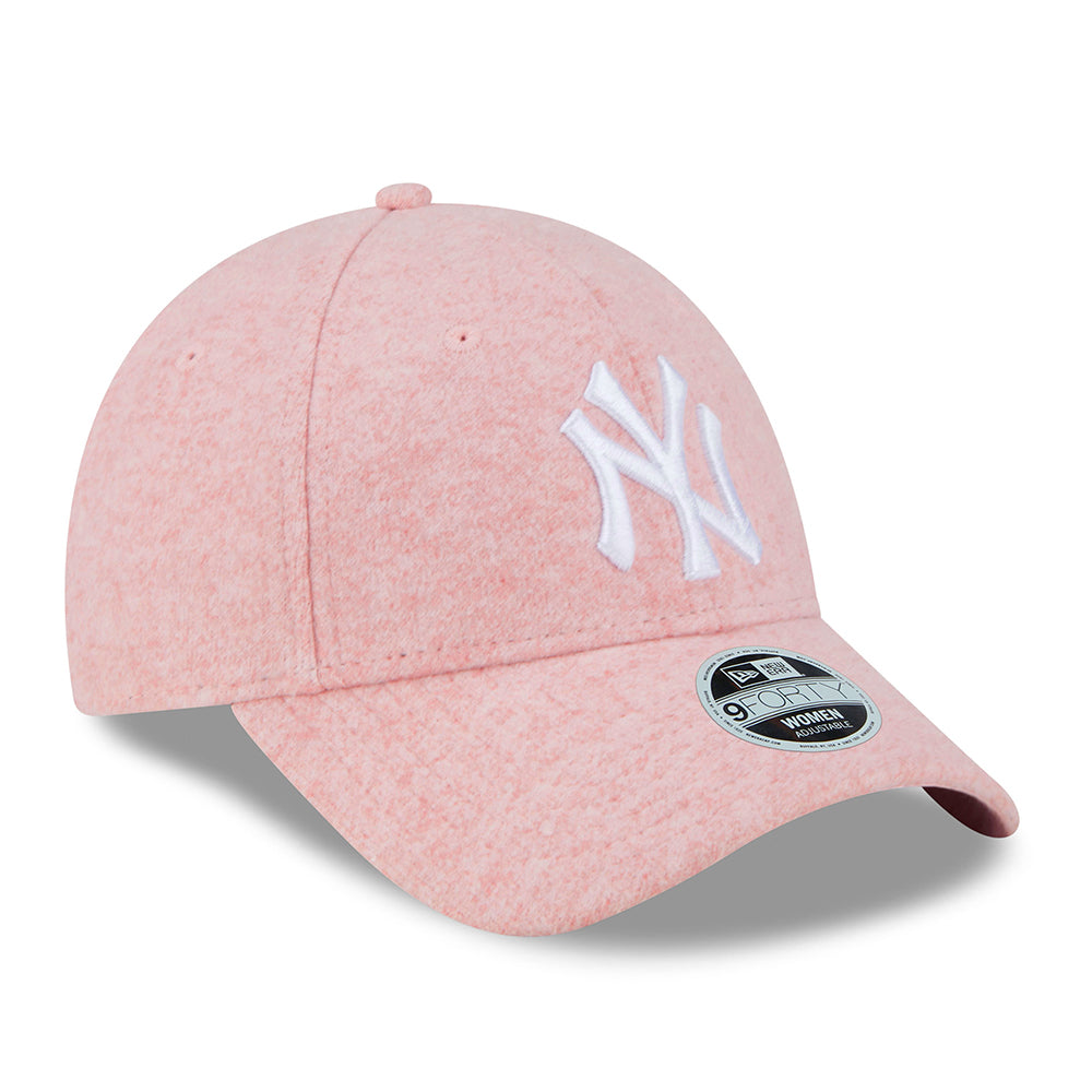 Casquette Femme 9FORTY MLB Wool New York Yankees rose-blanc NEW ERA