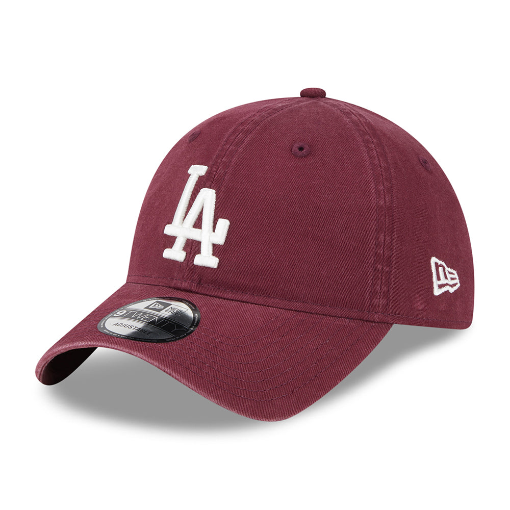 Casquette 9TWENTY L.A. Dodgers MLB League Essential bordeaux-blanc NEW ERA