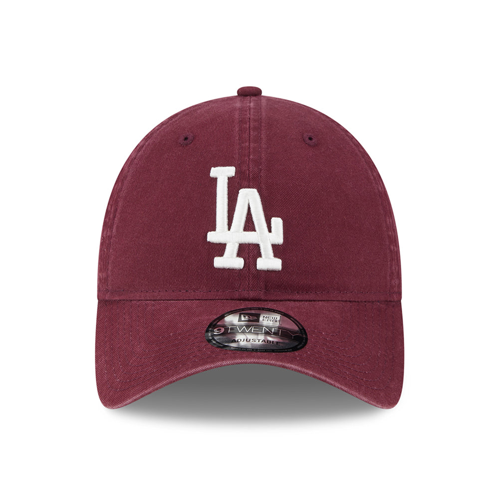 Casquette 9TWENTY L.A. Dodgers MLB League Essential bordeaux-blanc NEW ERA