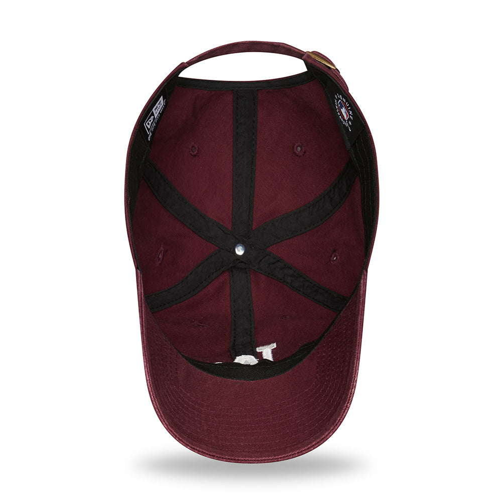 Casquette 9TWENTY L.A. Dodgers MLB League Essential bordeaux-blanc NEW ERA