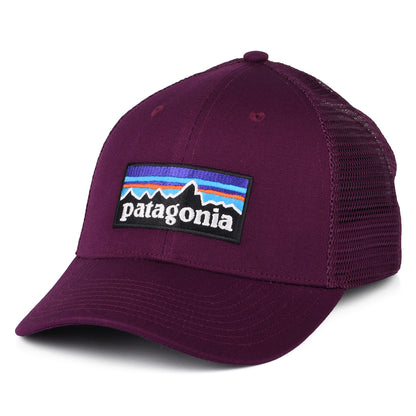Casquette Trucker en Coton Bio LoPro P-6 Logo prune PATAGONIA