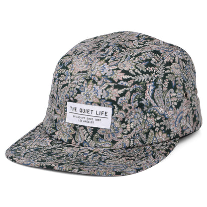 Casquette 5 Panel Paisley vert foncé-multi THE QUIET LIFE